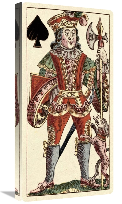 Global Gallery GCS-455059-1224-142 12 x 24 in. Knave of Spades - Bauer