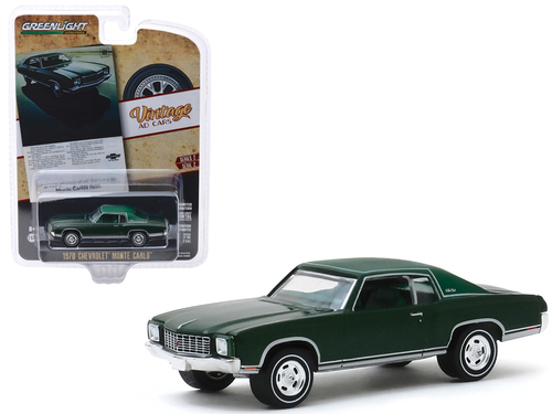 1970 Chevrolet Monte Carlo Dark Green with Light Green Top \A Group