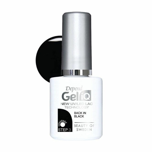 Nail polish Gel iQ Beter Black in Black (5 ml)