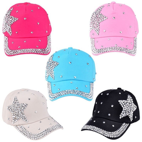 Hot Sale Baby Hats Baseball Cap Rhinestone