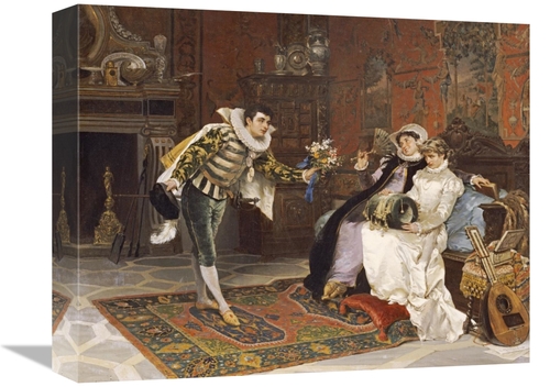 Global Gallery GCS-268283-16-142 16 in. The Suitor Art Print - Cesare 