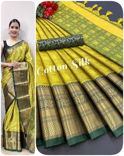 Tapsi Lemon Green Saree