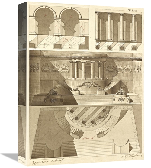 Global Gallery GCS-453927-1216-142 12 x 16 in. Plate 56 for Elements o