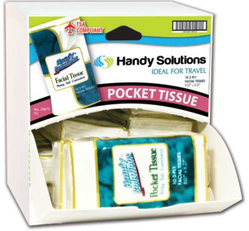 Pocket Tissues in Dispensit Case (10 ct.)