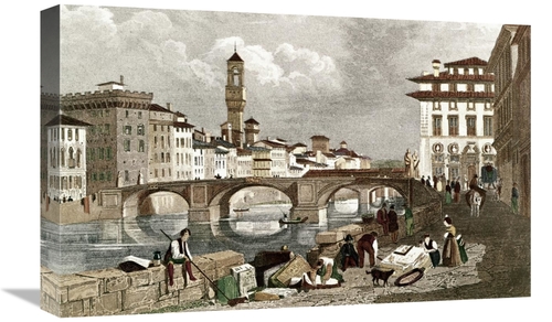 Global Gallery GCS-281044-22-142 22 in. Ponte Santa Trinita Art Print 