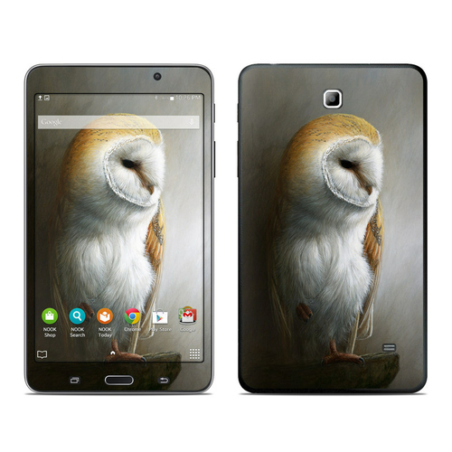 DecalGirl ST4N-BARNOWL Samsung Tab 4 Nook Skin - Barn Owl