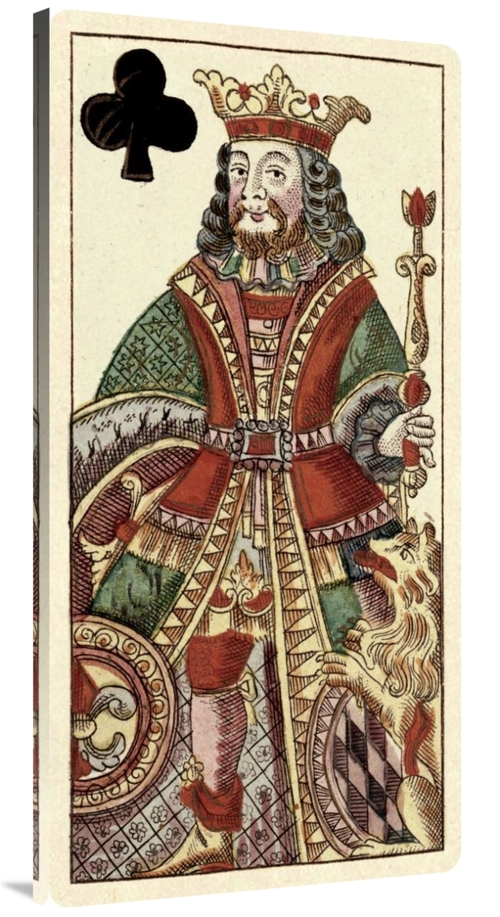 Global Gallery GCS-455072-2448-142 24 x 48 in. King of Clubs - Bauern 
