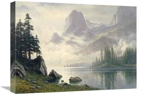 Global Gallery GCS-267708-22-142 22 in. Mountain Out of the Mist Art P