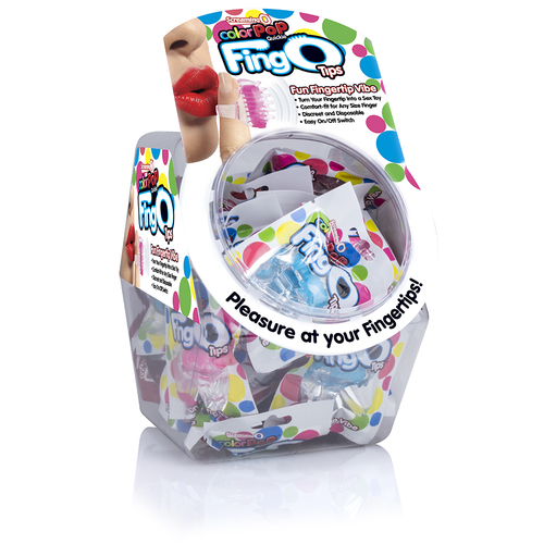 Fingo Tips - 36 Count Fishbowl - Assorted Colors