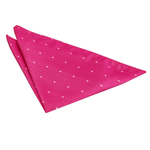 Pin Dot Handkerchief - Hot Pink