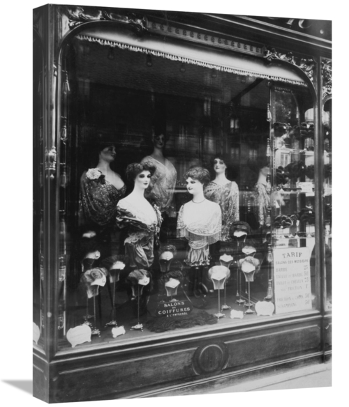 Global Gallery GCS-455107-22-142 22 in. Paris, 1912 - Hairdressers