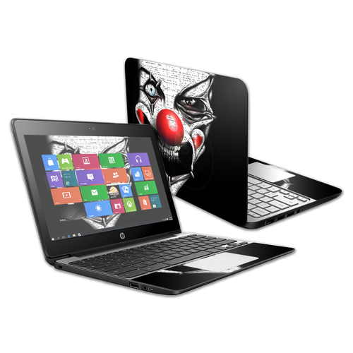 MightySkins HPCHG511-Evil Clown Skin Decal Wrap for 11.6 in. HP Chrome