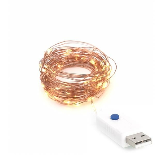 10M 100 LEDs Waterproof USB Copper Wire Decoration String Light