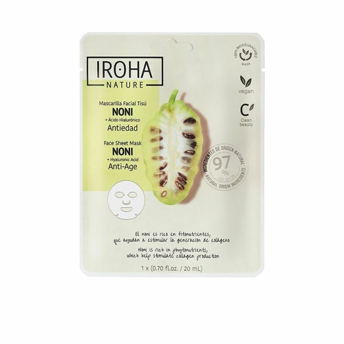 Anti-ageing Hydrating Mask Iroha Nature Mask Hyaluronic Acid (1 Unit)