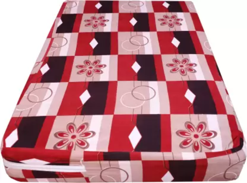 CheckMe Cotton King Bed Cover  (Multicolor)