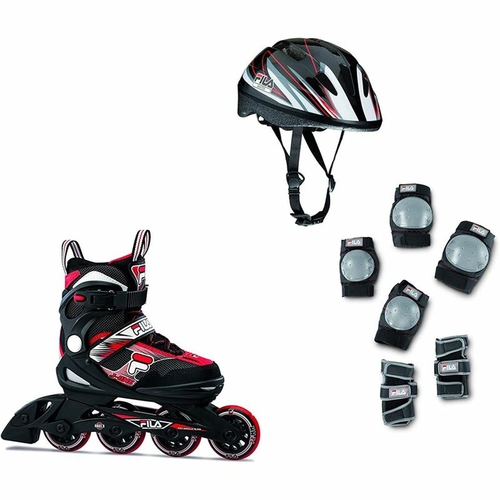 Inline Skates Fila  J-One Set Black Boys