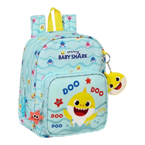 School Bag Baby Shark Beach day Yellow Light Blue (22 x 27 x 10 cm)