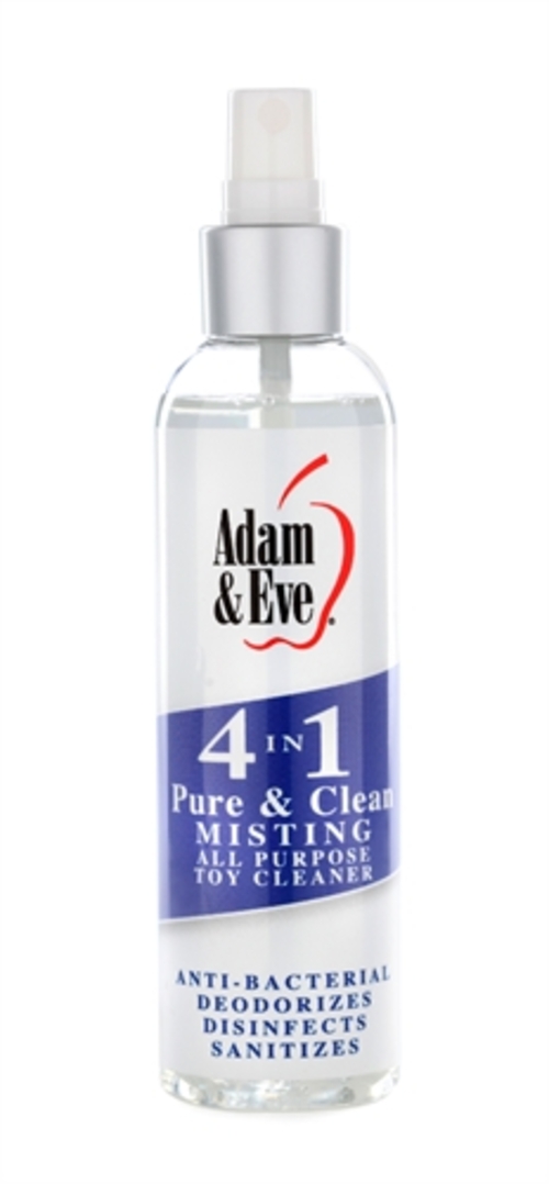 Adam and Eve 4 in 1 Pure and Clean Misting Toy   Cleaner 2 Oz