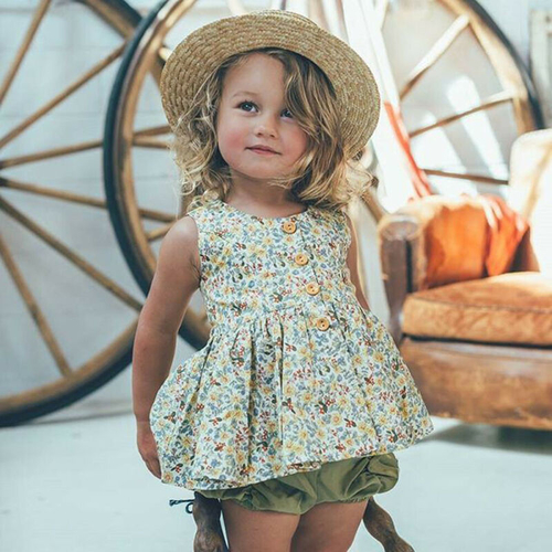 Summer Toddler Casual Kids Baby Girls Outfits
