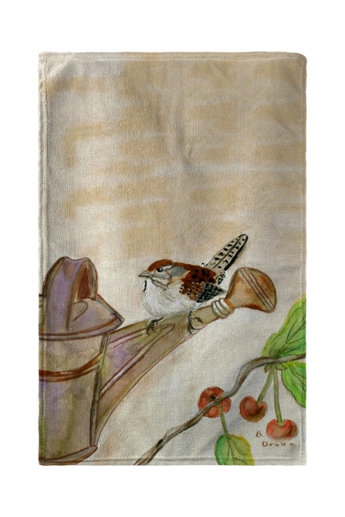 Betsy Drake BT268 30 x 50 in. Carolina Wren Beach Towel