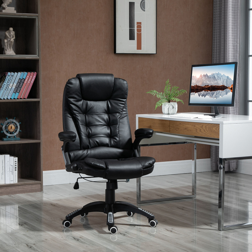 Vinsetto Executive Home Office Chair High Back Ergonomic PU Leather