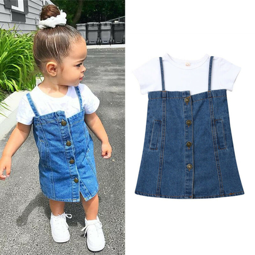 Fashion Kids Baby Girl 2Pcs Outfits Cotton