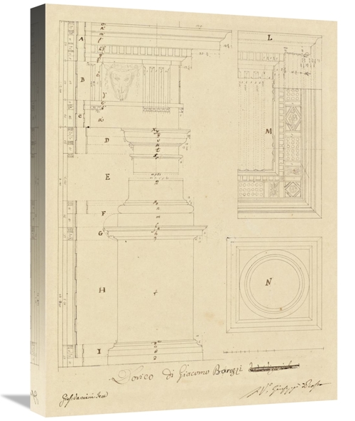 Global Gallery GCS-453969-1824-142 18 x 24 in. Plate 13 for Elements o