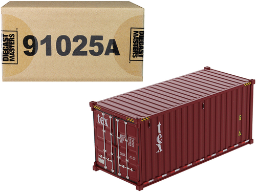 20\' Dry Goods Sea Container \TEX\" Burgundy \"Transport Series\" 1/50