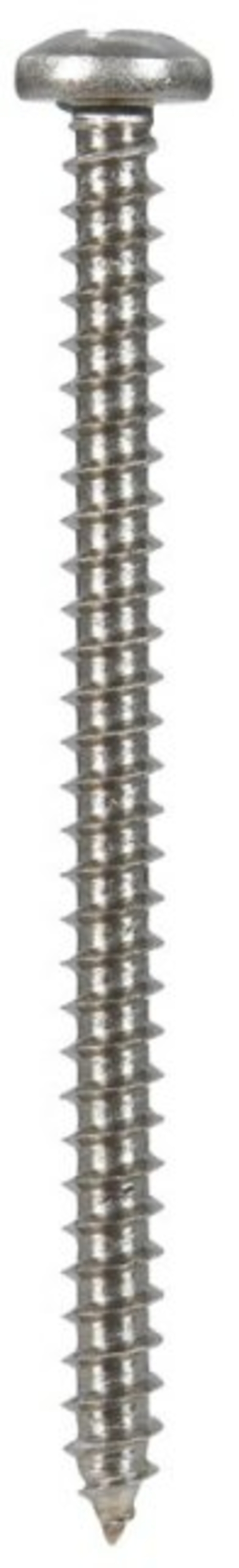 Hillman 823328 12 x 3 in. Pan Head Sheet Metal Screw  Stainless Steel 