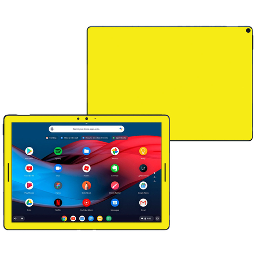 MightySkins GOPIXSL-Solid Yellow Skin for Google Pixel Slate 12.3 in. 