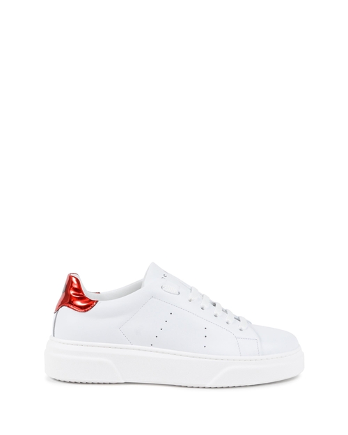 Runaround Sneaker -White/Red