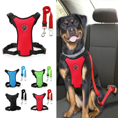 Nylon Breathable Mesh Dog Harness Vest Safety Pet