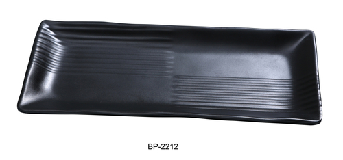 Yanco BP-2212 Black pearl-1 Rectangular Plate