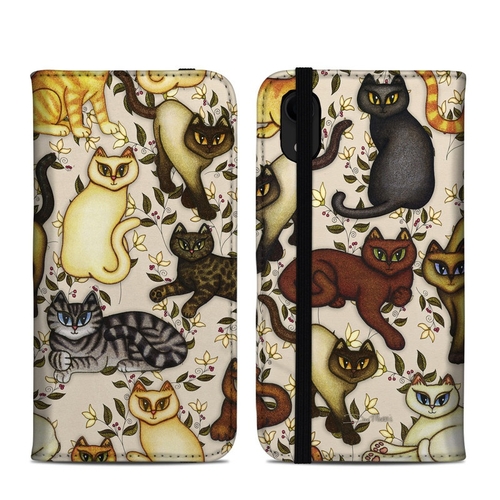 DecalGirl AIPXRFC-CATS Apple iPhone XR Folio Case - Cats