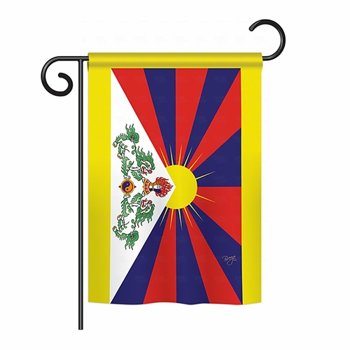 Breeze Decor BD-CY-GS-108333-IP-BO-D-US15-BD 13 x 18.5 in. Tibet Flags