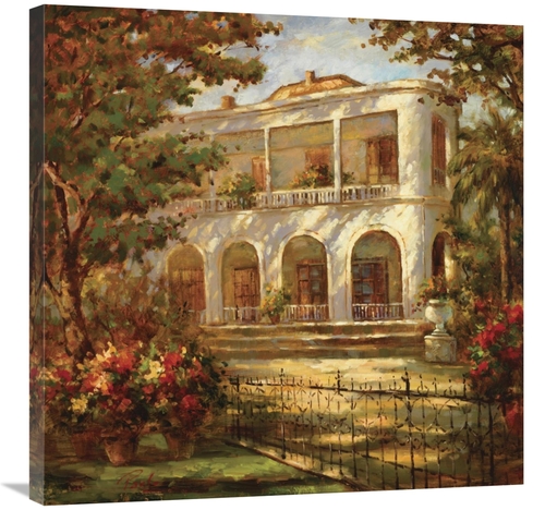 Global Gallery GCS-132492-3030-142 30 x 30 in. Portico At Sunset Art P