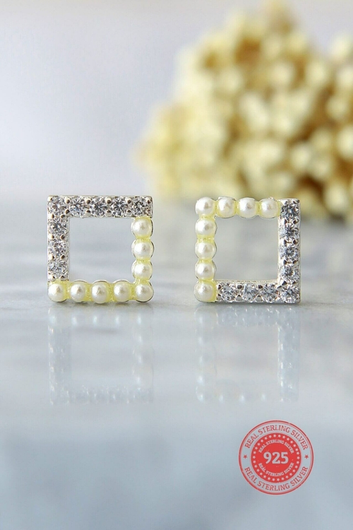 925 Silver Stud Earrings