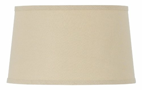 Cal LightingSH-1412 9.5 in. Drum Hardback Linen Shade