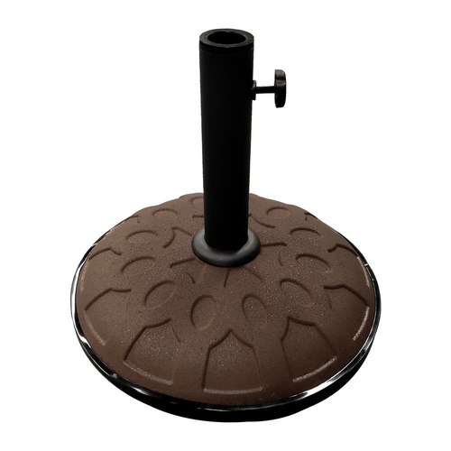 International Caravan 23700-11-CH 25 lbs Resin Compound Umbrella Base&
