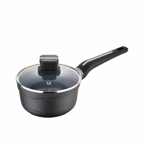 Saucepan with Lid San Ignacio Bistro SG6424 Aluminium Matte back (Ø 16