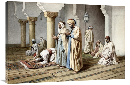 Global Gallery GCS-267672-40-142 40 in. Arabs at Prayer Art Print - Fr