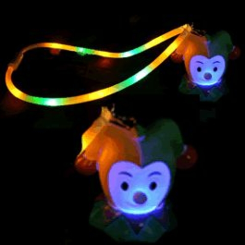 Blinkee 1251020 Flashing Jester Charm Necklace with Lightup Lanyard