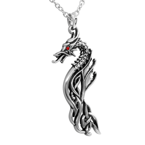 Small Dragon Tribal Necklace 