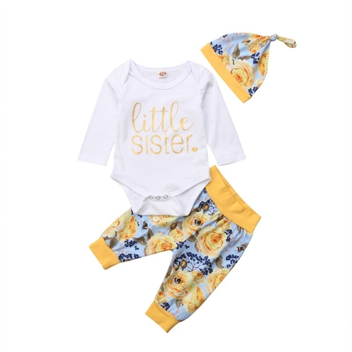 New Cute Newborn Baby Girl Cotton Clothes