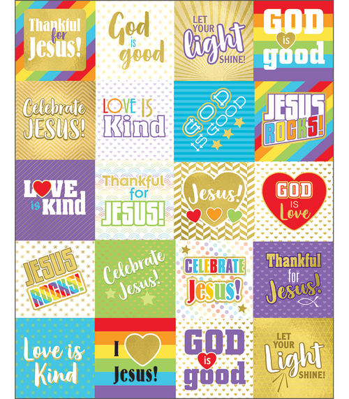 Carson - Dellosa Publishing 136612 Sticker Words of Praise Shape - Pac