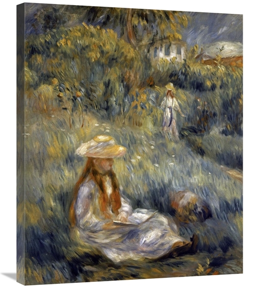 Global Gallery GCS-279634-30-142 30 in. Garden at Mezy - Mademoiselle 