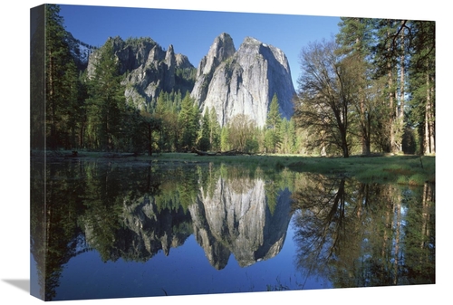 Global Gallery GCS-452068-1824-142 18 x 24 in. Cathedral Rock Reflecte