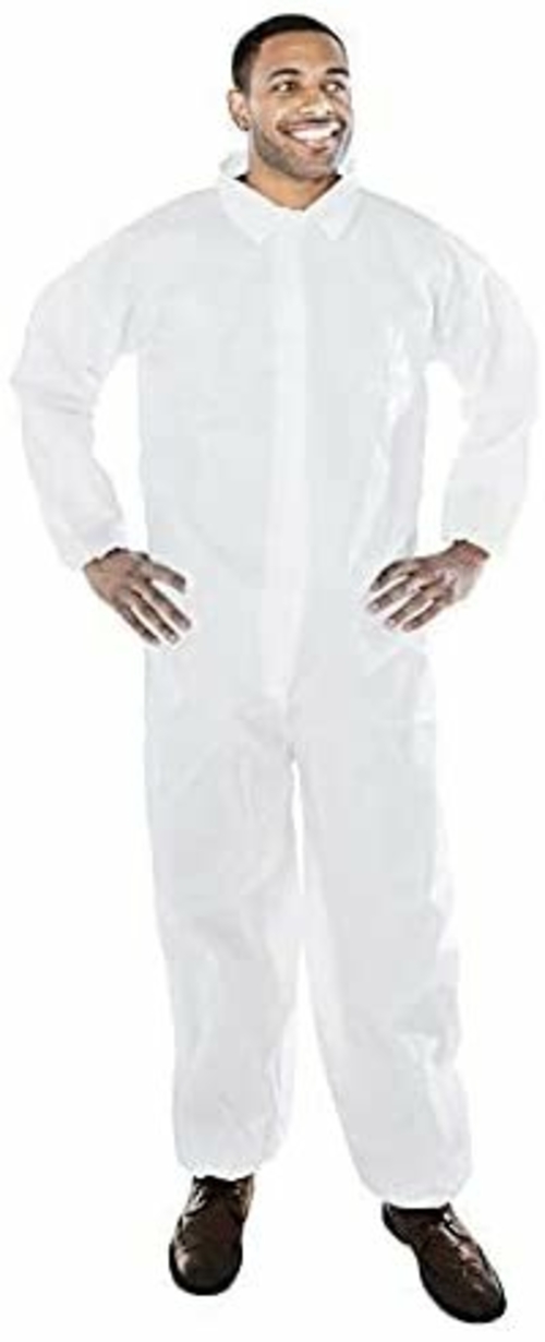 White Painters Suit XX-Large. 50gm/m2 Polypropylene Disposable