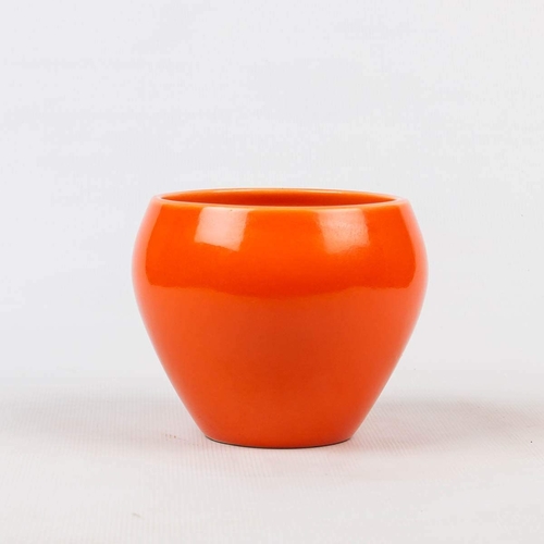 Apple Ceramic Pot - Big (Orange)