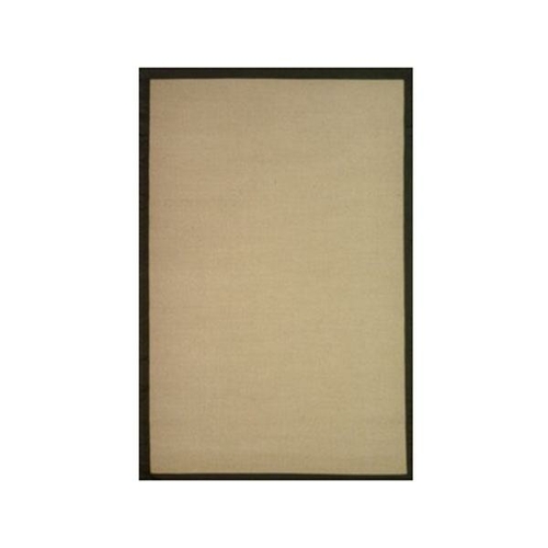 Jute Micro Brown Border Rug